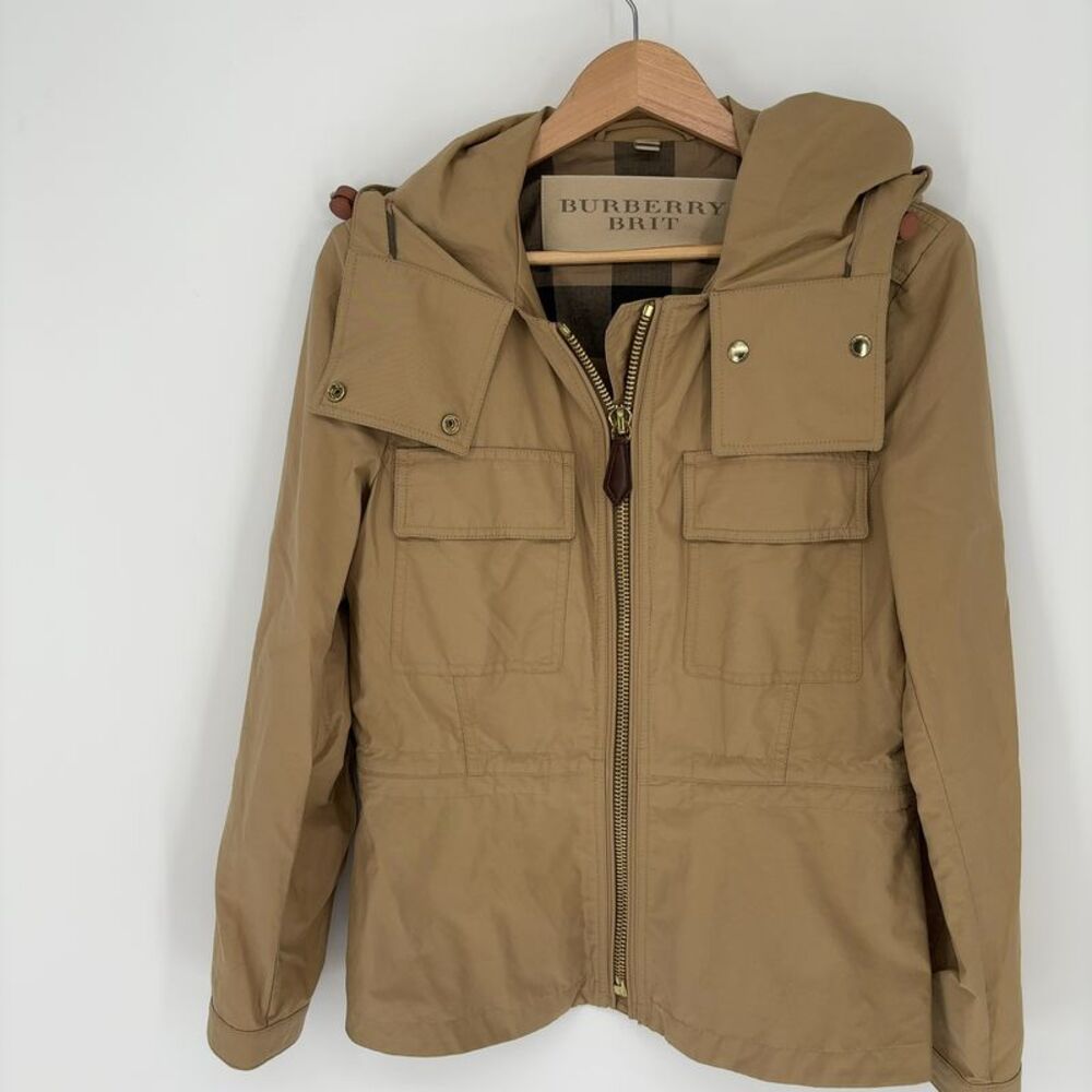 Burberry Bartleigh Hooded Safari Anorak Jacket